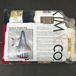 Yarnspirations | Nautical Stripped Bag Pattern w/ Yarn | 913466 | Easy